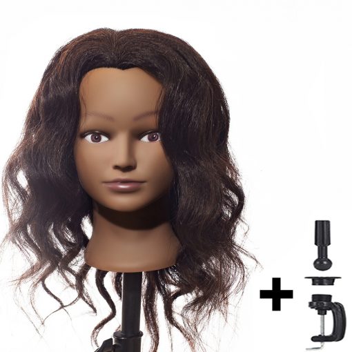 100% Real Hair Mannequin 22″-24″ Afro Fluffy Light Yaki kinky Straight  Textured Cosmetology Beauty School Head Included C-Clamp free of Purchase  Black(22 ~ 24 Inch, #2) – KEYWAY ECOMMERCE